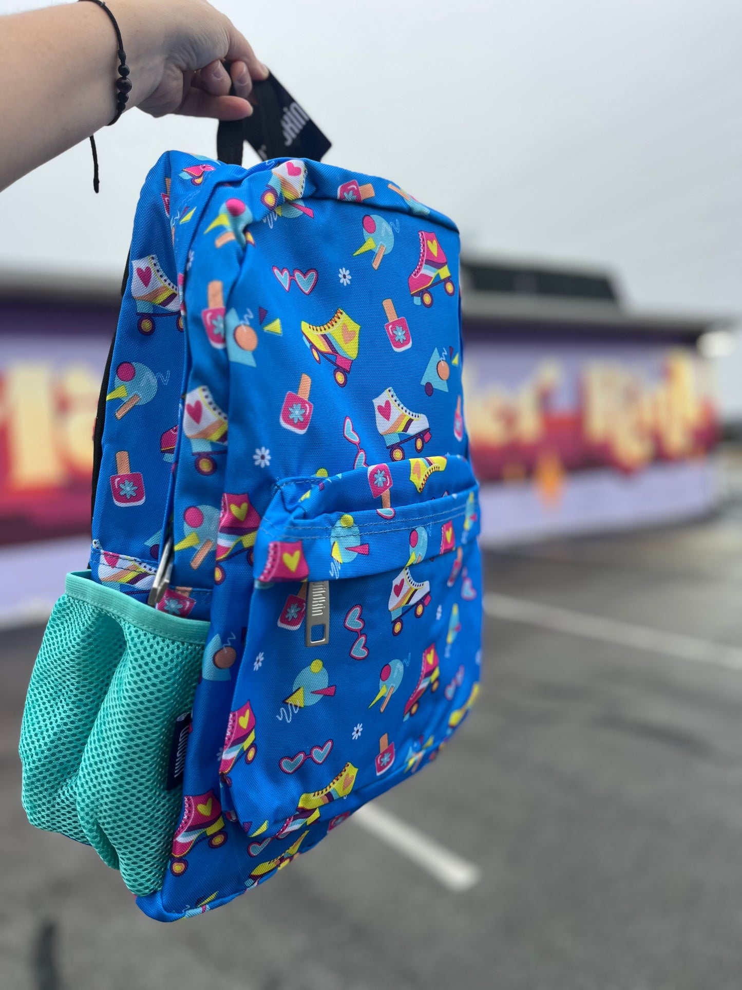 16IN BACKPACK- Blue Roller Skates