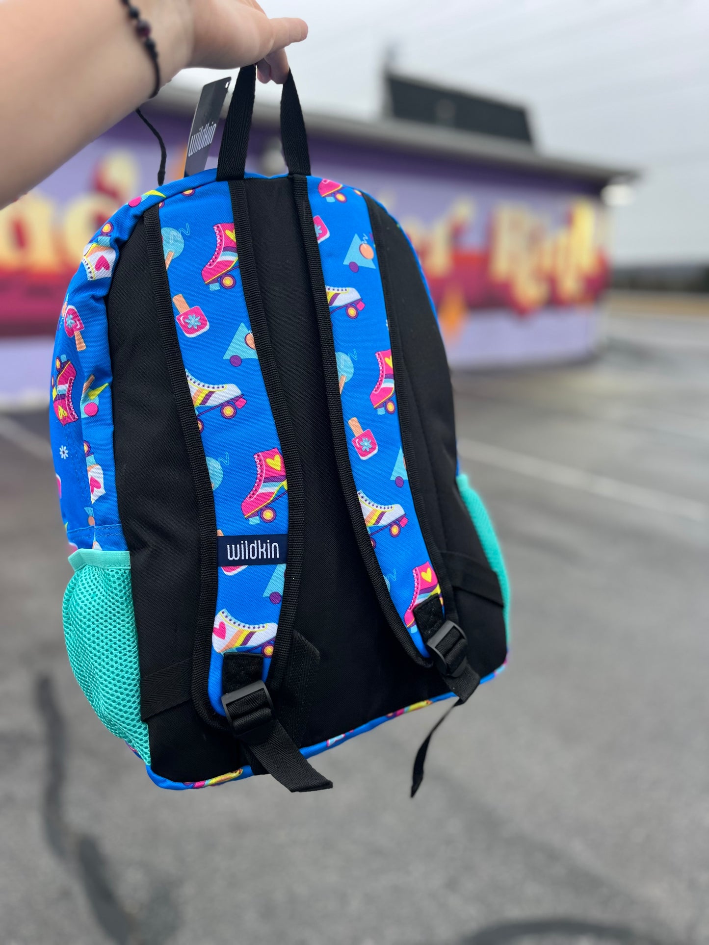 16IN BACKPACK- Blue Roller Skates