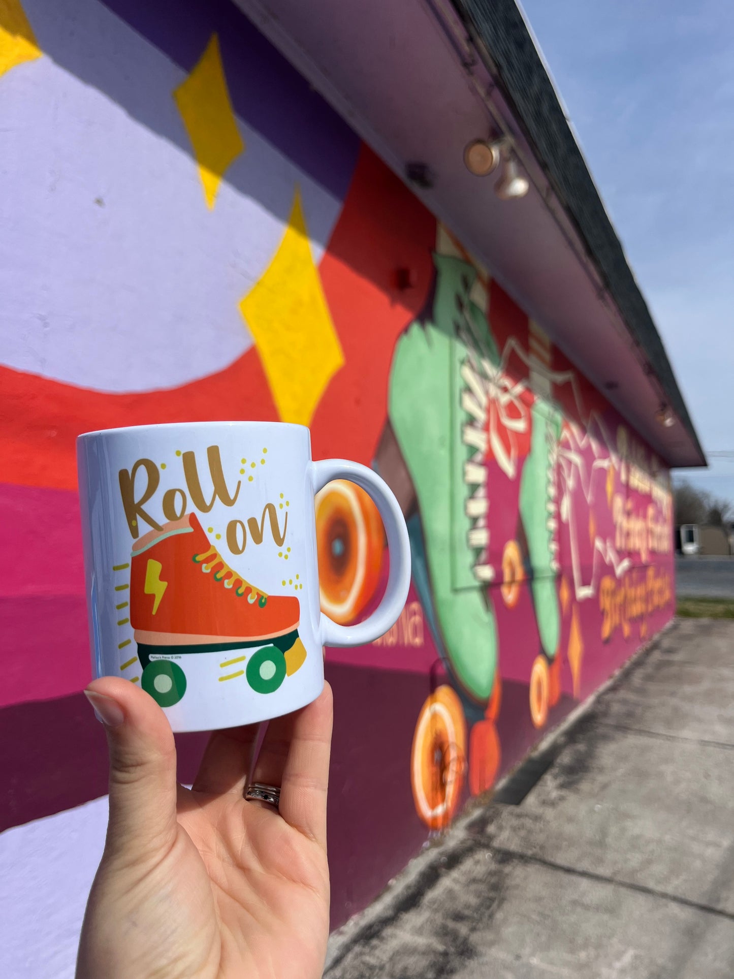 ROLLER SKATE MUG- ROLL ON