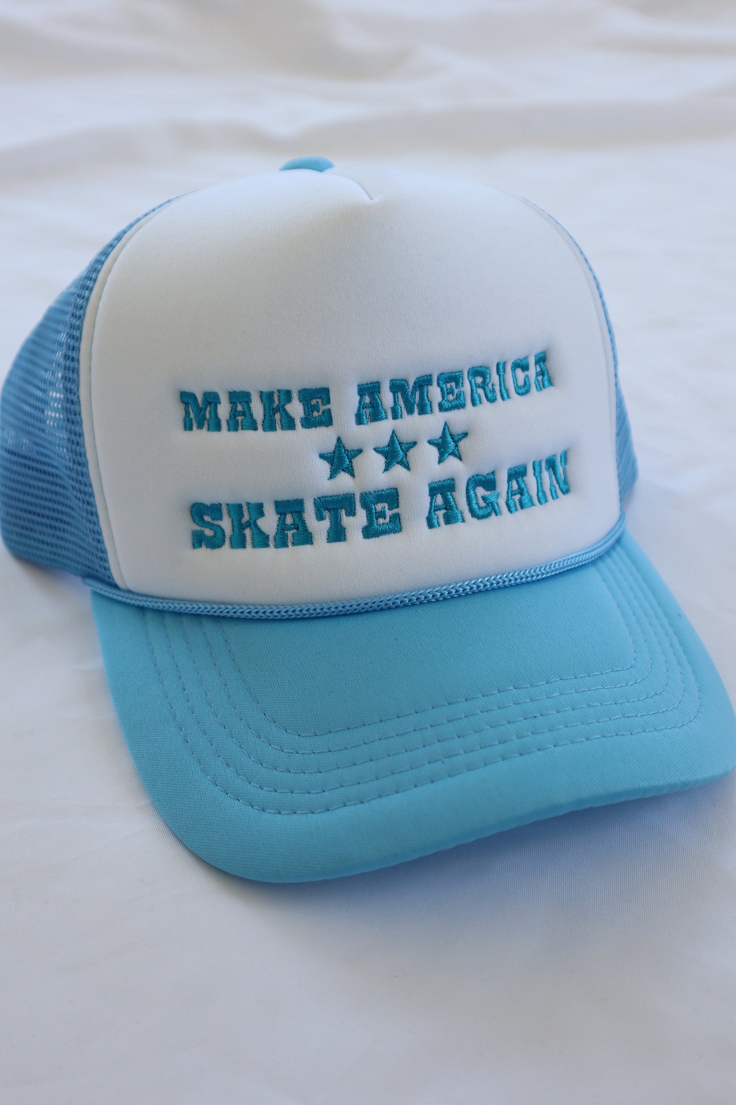 MAKE AMERICA SKATE AGAIN TRUCKER (Blue/Blue or Blue/Pink)