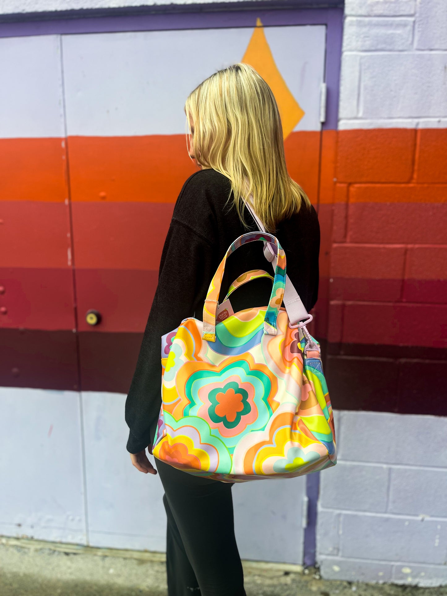 RETRO Leather Skate Bag