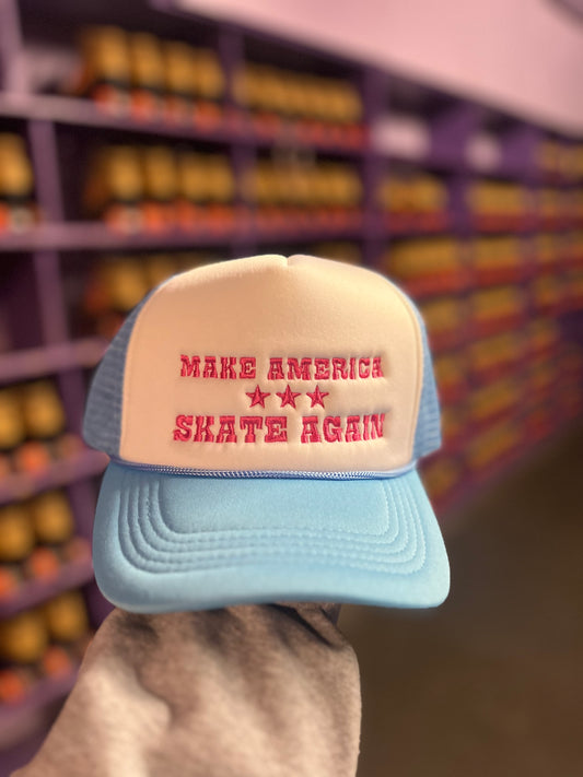 MAKE AMERICA SKATE AGAIN TRUCKER | Blue/Pink Blue/Blue